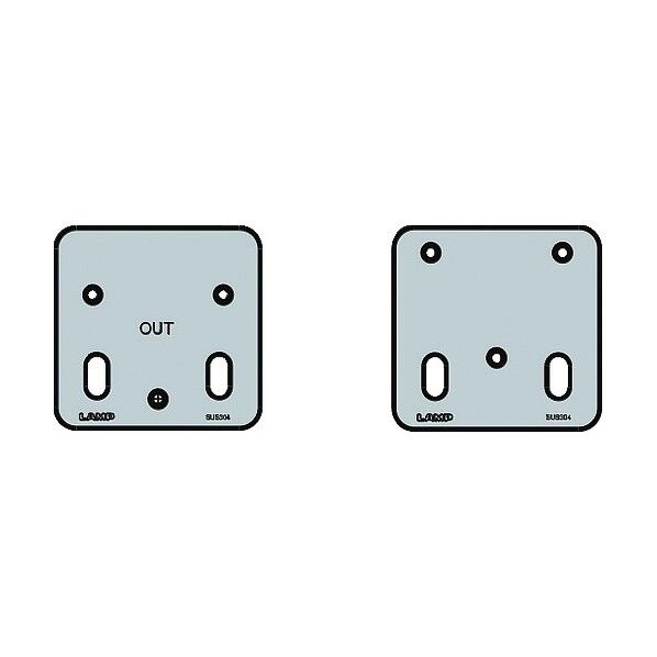 170080025 AS-GM100-BスライドヒンジAS対応ブラケット AS-GM100-B 1セット