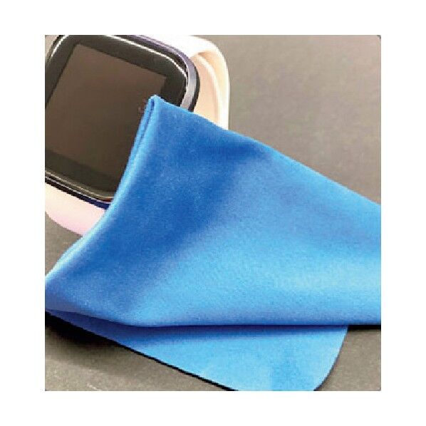 スマホクリーニングクロスブルー AST-CC1 BL 1点