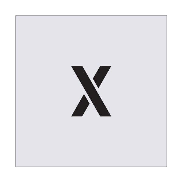 ステンシル アルファベット