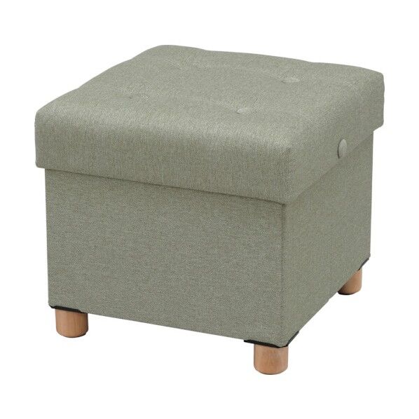 IRIS 脚付き収納スツール グリーン ASST-38-GN 1