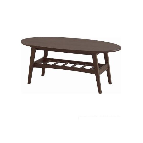 エモリビングテーブル ブラウン W 1000 x D 500 x H 400 mm EMT-3141BR 1台