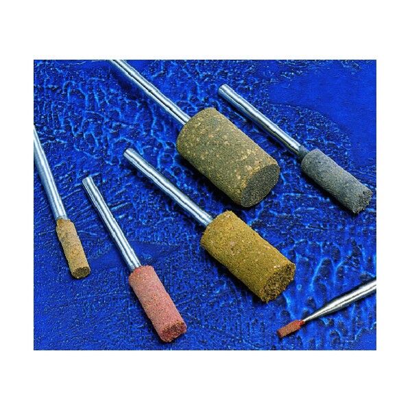 軸付ゴム砥石#180 Φ6×17 Φ3.0軸 AR323 5本