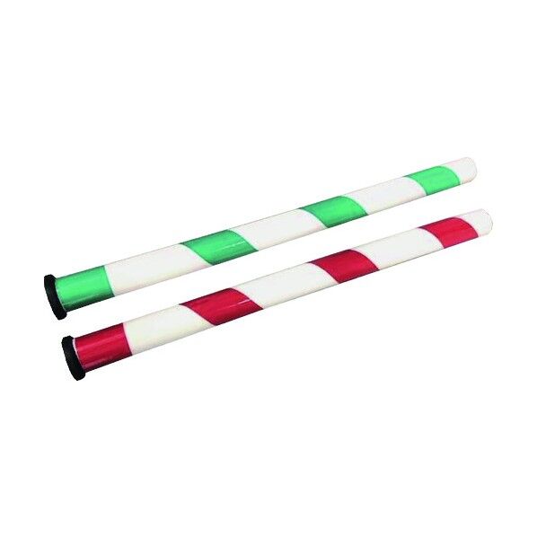 重機安全ポール 赤/白 AR-1349 1点