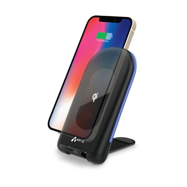 エアージェイ 3ウェイワイヤレス充電器 AWJ-PD10 BK 1点...