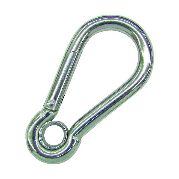 ステンレス スナップフックAW型 線径8mm長さ80mm AW-8 1点