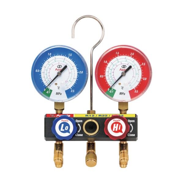 マニホールドADキット R12、R22、R502 ケース付 152cm