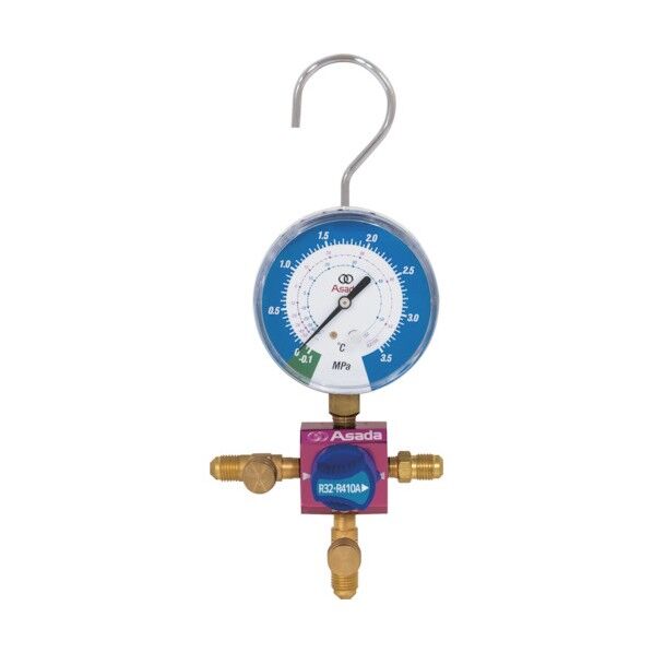 R32/R410Aボールバルブ式シングルマニホールドキット