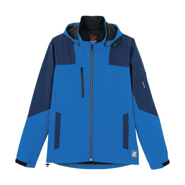 裏フリース防風ジャケット(男女兼用) 006ブルー 4L 10312 1点