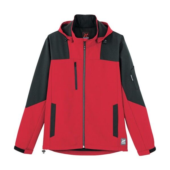 裏フリース防風ジャケット（男女兼用） 009レッド 6L 10312 1点