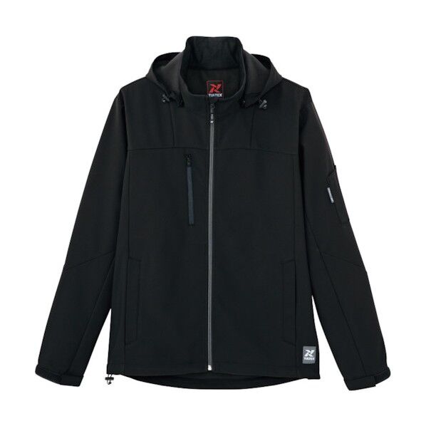 裏フリース防風ジャケット（男女兼用） 010ブラック 3L 10312 1点
