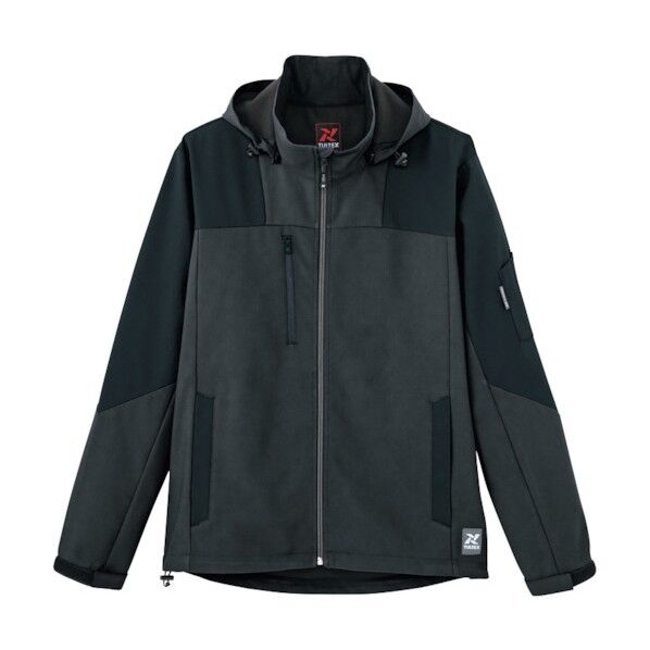 裏フリース防風ジャケット(男女兼用) 014チャコール 5L 10312 1点