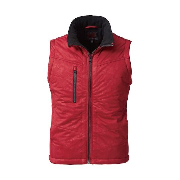 防寒ベスト カモフラレッド 5L 7299-5L-84 1点