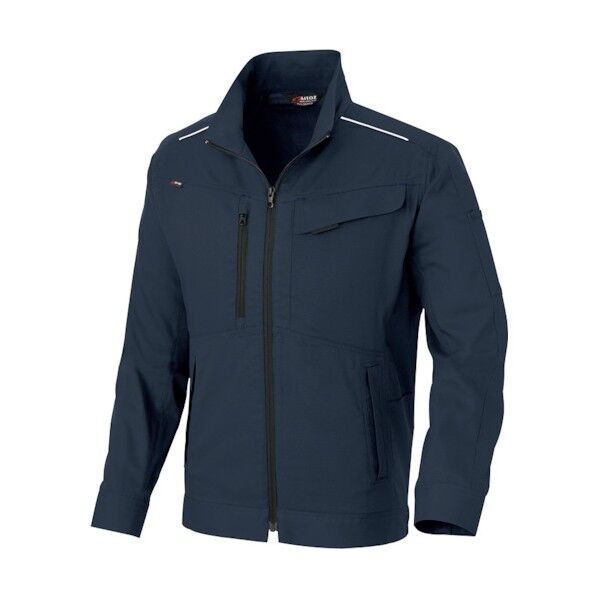 NEWムービンカット 長袖ブルゾン(男女兼用) 008ネイビー L 3330 1枚