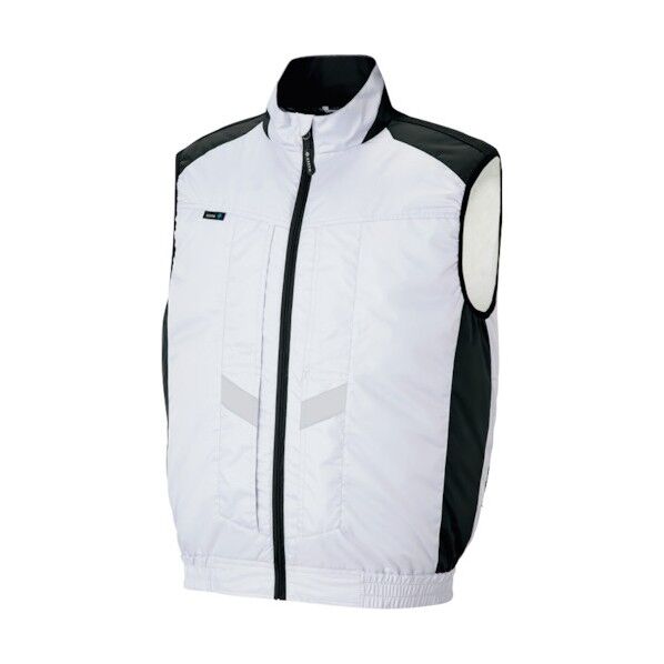 遮熱シェード付空調服長袖ベスト (TM) フルハーネス対応