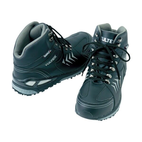 防水セーフティシューズ(ミドルカット)(男女兼用) 010ブラック 26.5 56380 1