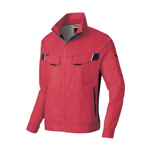 長袖サマーブルゾン(男女兼用) AZ6830-009レッド×チャコールSS 009レッド×チャコール SS 6830 1枚