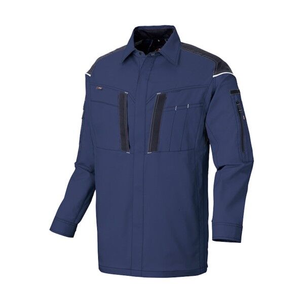 長袖シャツ(男女兼用) AZ6836-008ネイビーSS 008ネイビー SS 6836 1枚