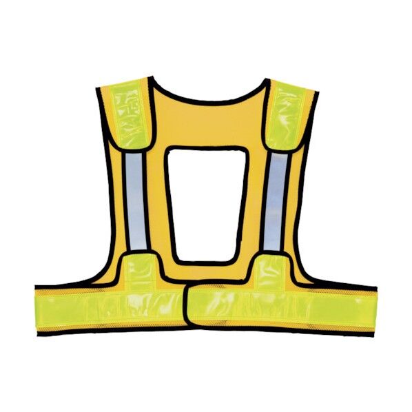 FH対応ラッセルメッシュベスト 019イエロー×フラッシュイエロー F 8716 1点