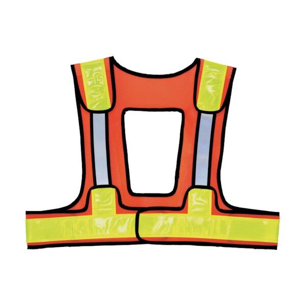 FH対応ラッセルメッシュベスト 063フラッシュオレンジ×フラッシュイエロー F 8716 1点