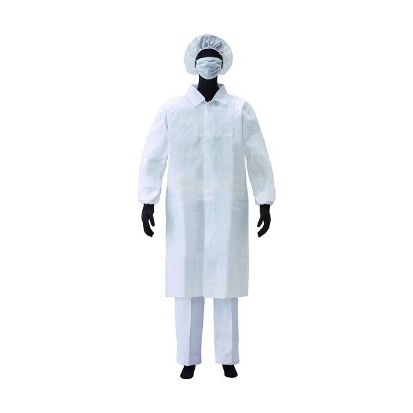 アゼアス 白衣3点セット(前マジックファスナー) Lサイズ 1S