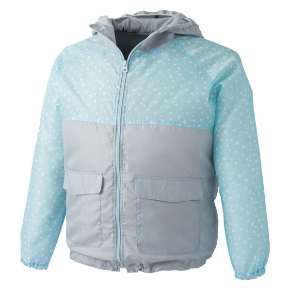 WZ.レディース ラグランパーカー ブルーxグレー S ブルーxグレー 1870-829-S 1着