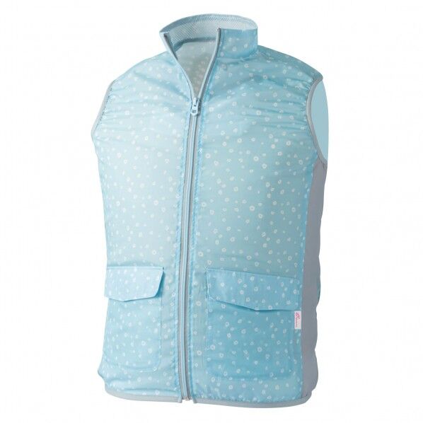 WZ.レディース ベスト ブルーxグレー S ブルーxグレー 1872-829-S 1着