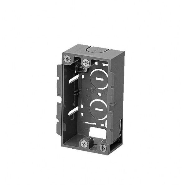 パネルボックス 1コ用 グレー アウトレットボックス SBP 1個