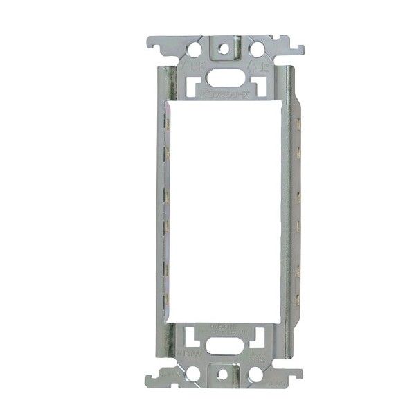 コスモシリーズ埋込スイッチ金属取付枠 シルバー 電材パーツ WT3700 1枚