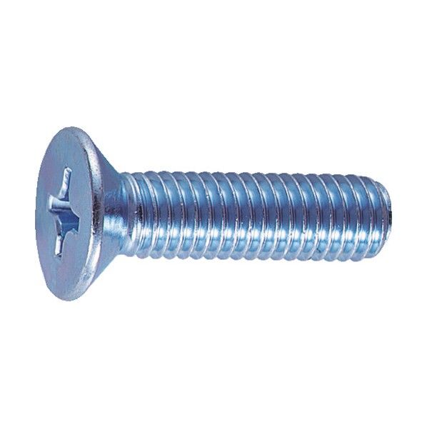 皿頭小ねじ(スチール・全ねじタイプ) ユニクロム