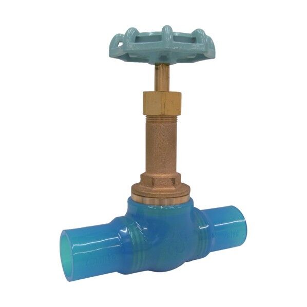 バルブ ダイレクトゲートバルブ(10K 青銅 給水 透明 日水協認定品)25A B10ESGN 25A 1点