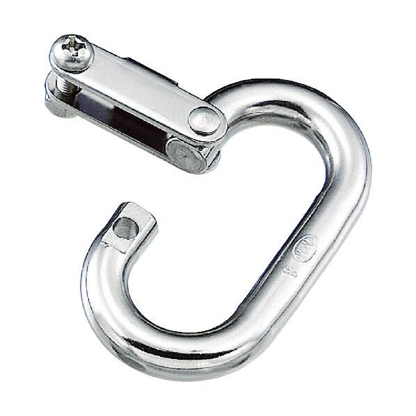 ステンレス オーバルキャッチC型 線径8mm 長さ46mm