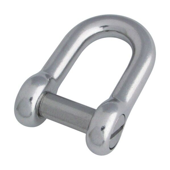 ねじ止め沈みシャックル(ステンレス製)