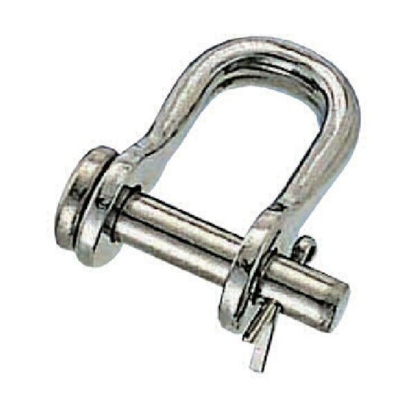 ステンレス ワリピン式半丸シャックル