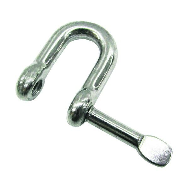 ステンレス ロッキングピンシャックル 長さ28mm 内幅14mm B-1529 1点