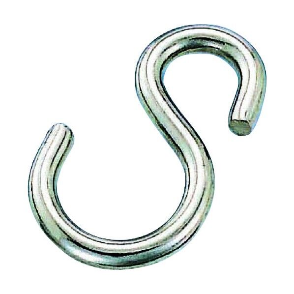 ステンレス Sカン 線径1.6mm 全長17.4mm B-1845 6個