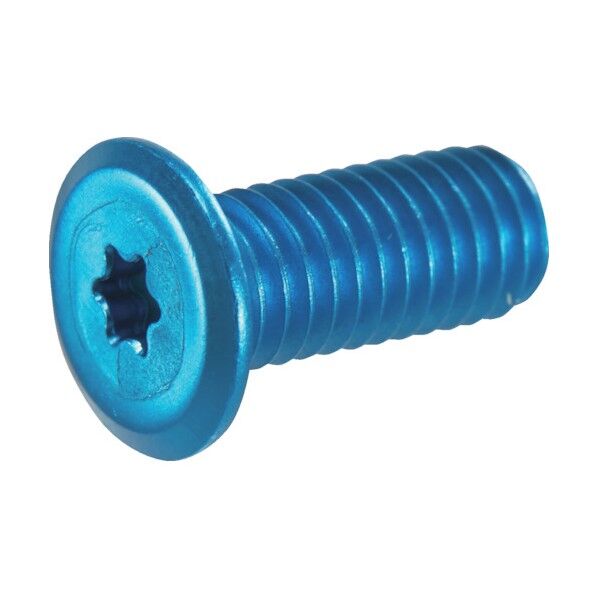 トラスコ ヘックスローブ超極低頭ねじ アルミ アルマイト青 M5×16 B191-0516 4本...