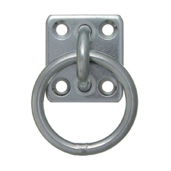 ステン角型アイプレートリング付 5.0mm B-1991 1点