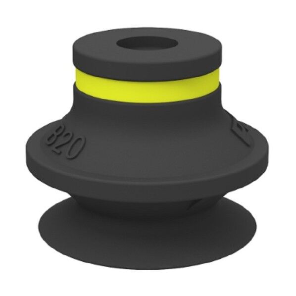 サクションカップ B(ショートベローズ) モデル 黒色(クロロプレン)