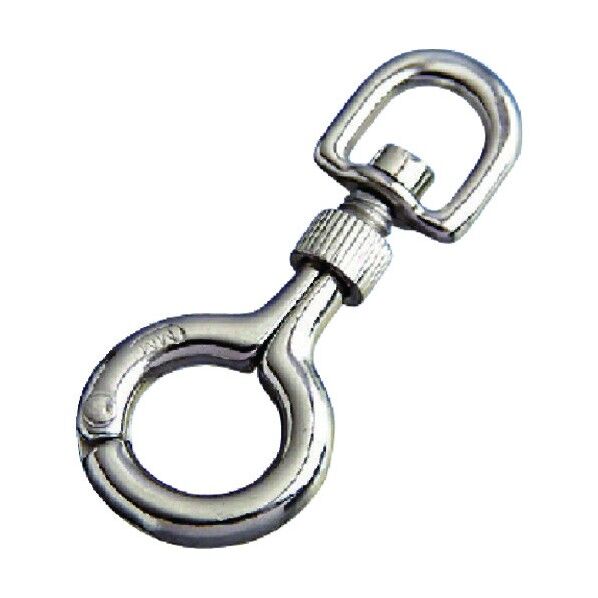 水本機械 ステンレス金具 オープンナスカン 線径5mm 全長56mm B-2101 1個...