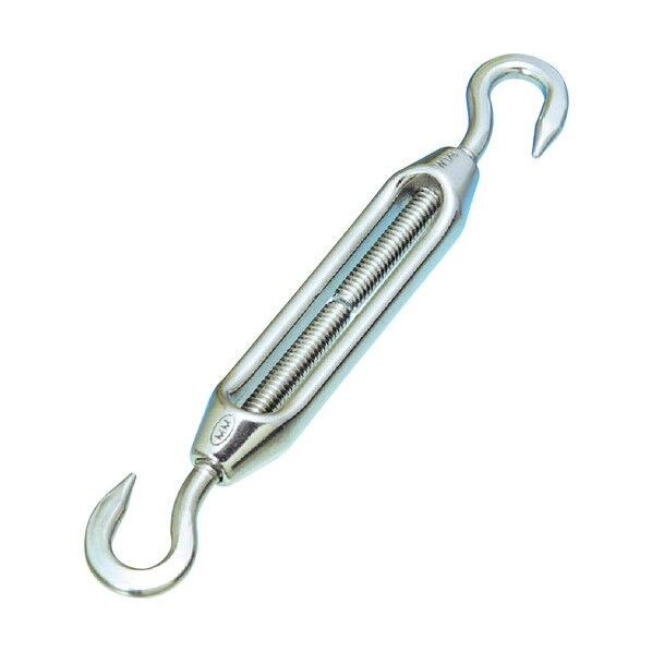 ステンレス 枠式ターンバックル(フック&フック) 捻子径M4