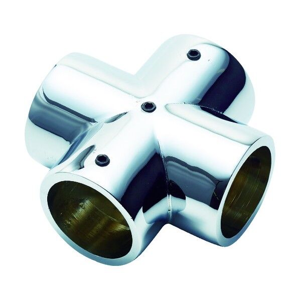 パイプ継手 クロス(ねじ止め付)