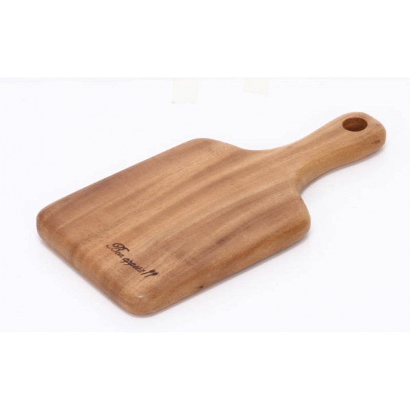 アカシアカッティングボード 取っ手付き S ブラウン #REF! 30517 FB14142 1個