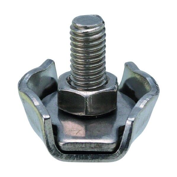 ステンレス シングルワイヤークリップ 使用ロープ径2mm B-2363 1個