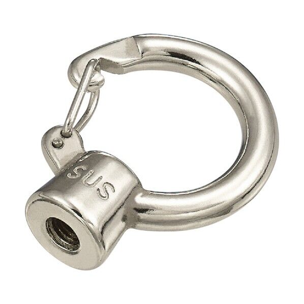 ステンレス フックアイナット 捻子径M-16 B-3041 1個