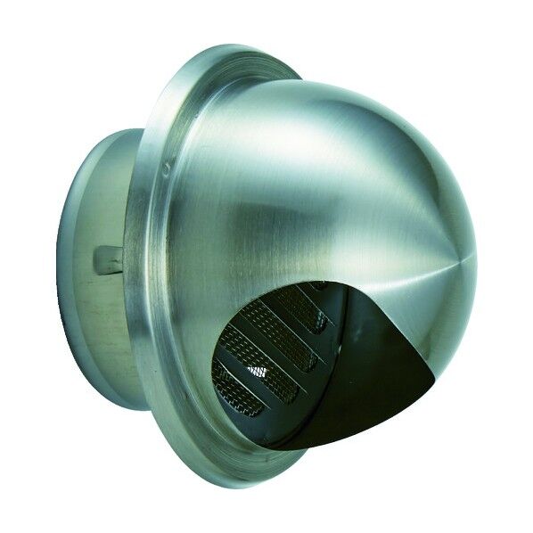 ステンフード付き丸型ガラリ