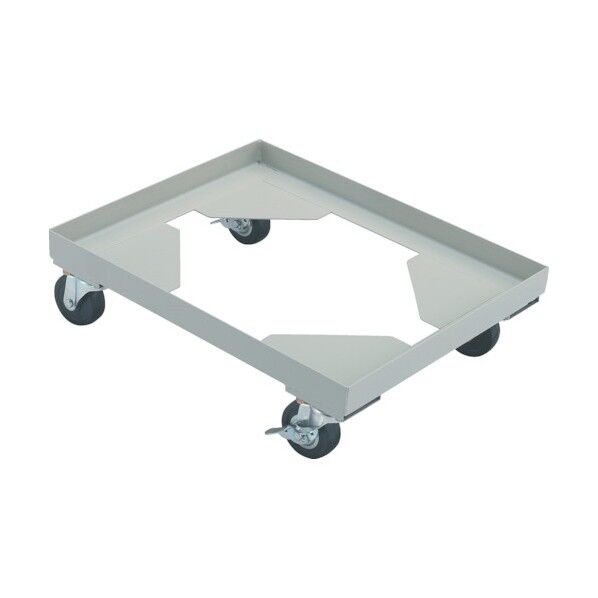 箱台車(ゴムキャスター) 自在ストッパー付タイプ