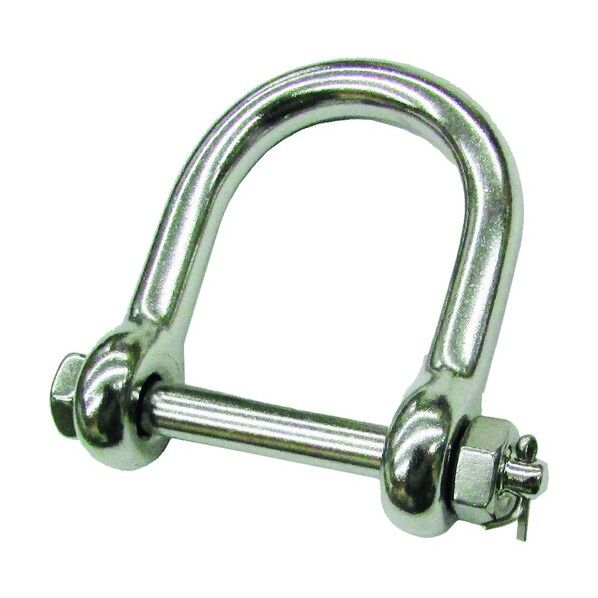 SBW-9 ステンレス ワリピン式ワイドネジシャックル 1個