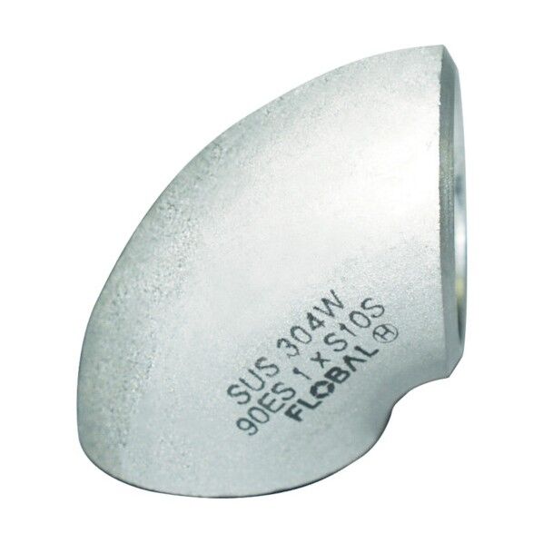 突合せ溶接継手 90゜エルボショート