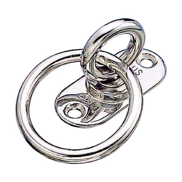 水本機械 ステンレス 回転パッドアイ丸カン 丸カン内径30mm 20mm×50mm B-914 1点...