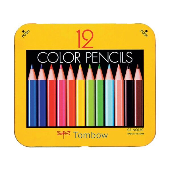 ミニ色鉛筆12色NQ削り器付パック